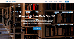 Desktop Screenshot of kbpublisher.com